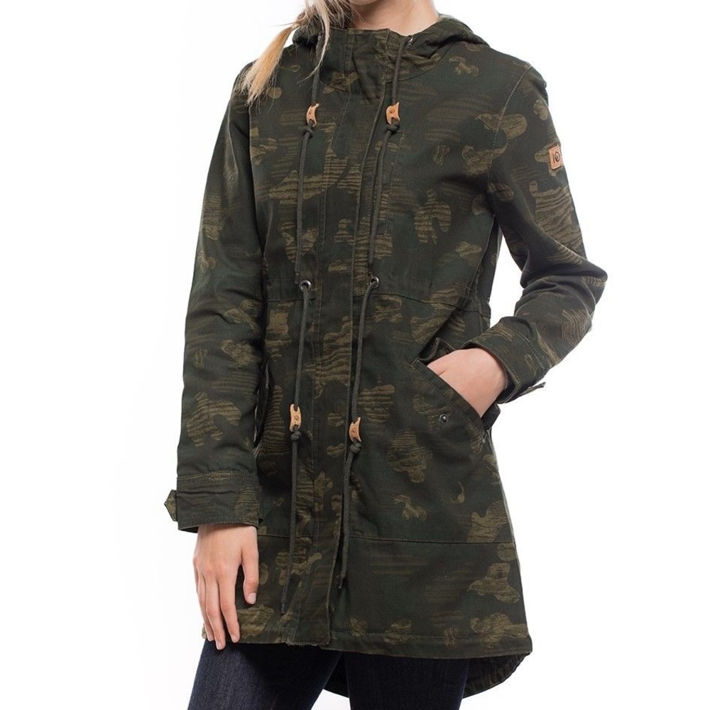 TenTree olive night (camo) anorak jacket, Small